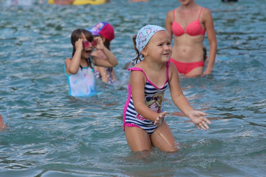 Aqua aerobik i inne atrakcje Kąpieliska Leśnego w Gliwicach ZDJĘCIA