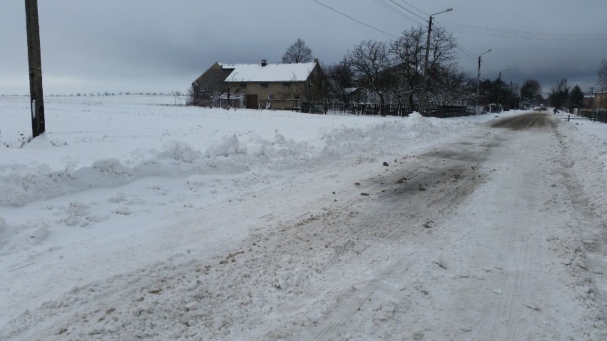 W środę tak wyglądała ulica Częstochowska w Parzymiechach