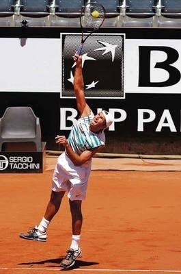 Łukasz Kubot nie sprostał Novakowi Djokoviciowi Fot. PAP/EPA/MAURIZIO BRAMBATTI