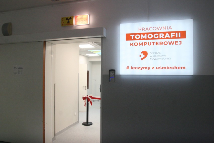 Szpital w Ostrowi z nowoczesnym tomografem. 30.12.2021 uroczyście otwarto pracownię tomograficzną. Zdjęcia 
