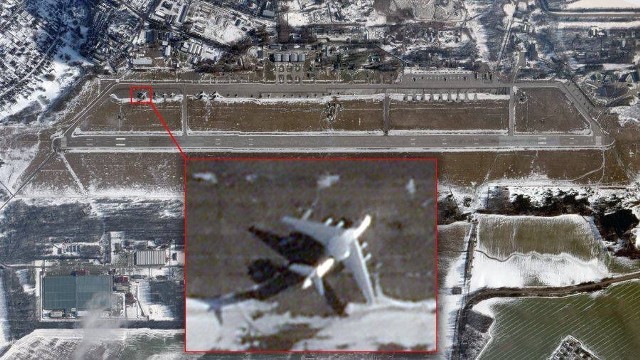 To ten rosyjski samolot A-50 miał eksplodować na białoruskim lotnisku pod Mińskiem