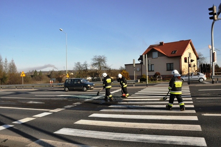 Wypadek w Sławkowie na drodze krajowej 94