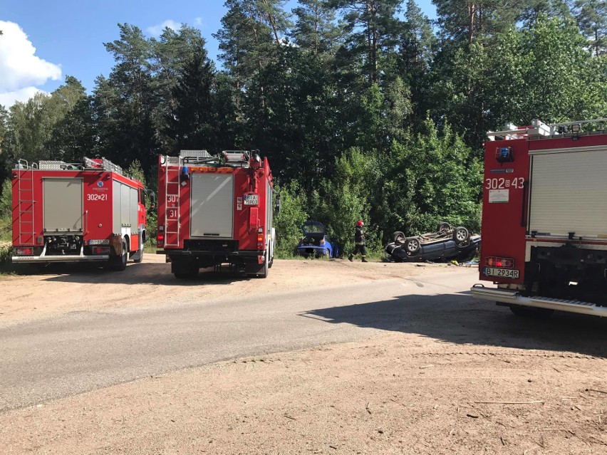 Majówka Osada Leśna. Tragiczny wypadek na DK 65. Kobieta nie żyje, dwie osoby ranne