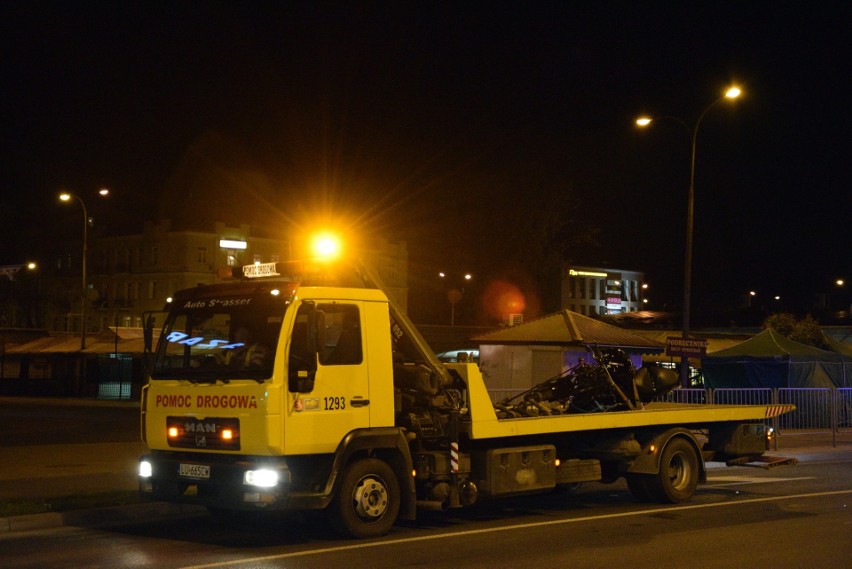 Wypadek motocyklisty na al. Tysiąclecia. Nie zapanował nad pojazdem