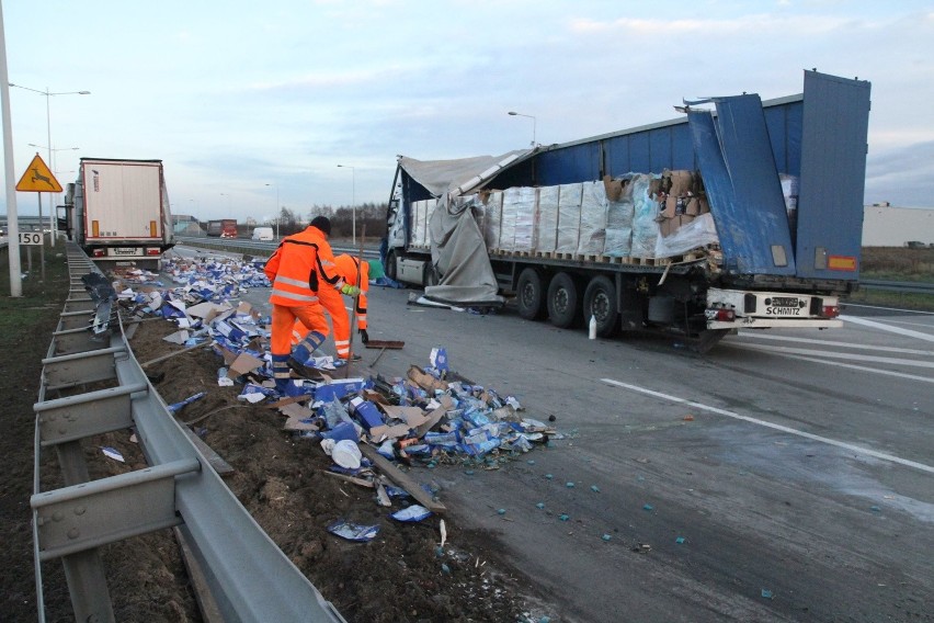 Wypadek na autostradzie A4. Droga zablokowana w kierunku Wrocławia
