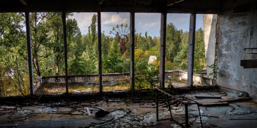 Elektrownia w Czarnobylu tak teraz wygląda teren, na którym...