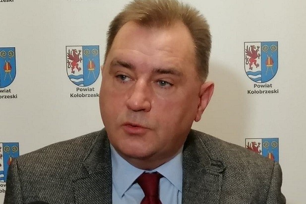 Starosta kołobrzeski Tomasz Tamborski