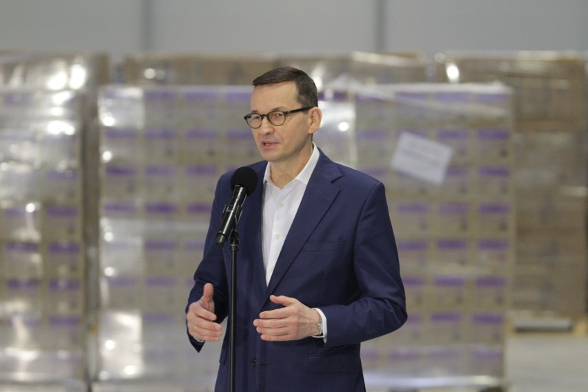Premier Mateusz Morawiecki w firmie Zarys w Zabrzu....