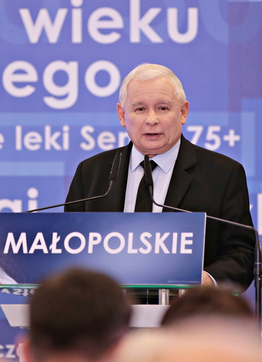 Wybory 2018. Jarosław Kaczyński chwalił Wassermann. Nie obyło się bez protestów