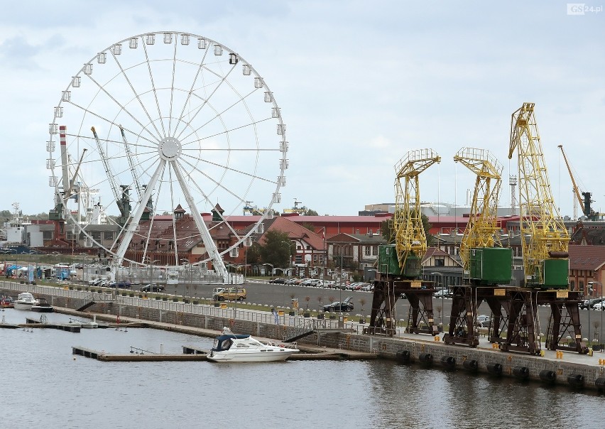 Wheel of Szczecin. Ostatnie dni z diabelskim młynem na Łasztowni [ZDJĘCIA]