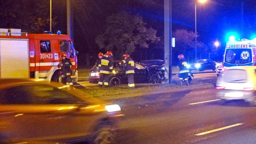 Wypadek w Krakowie na al. Powstania Warszawskiego