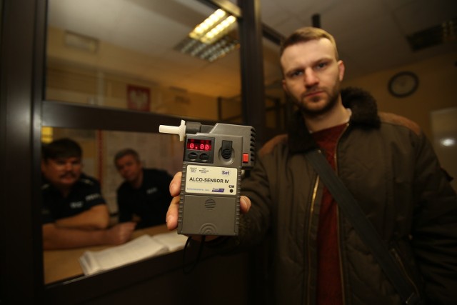 Swoją trzeźwość sprawdziłem w komisariacie policji przy ulicy Stawowej w Katowicach. Nie było sensacji - wynik zerowy