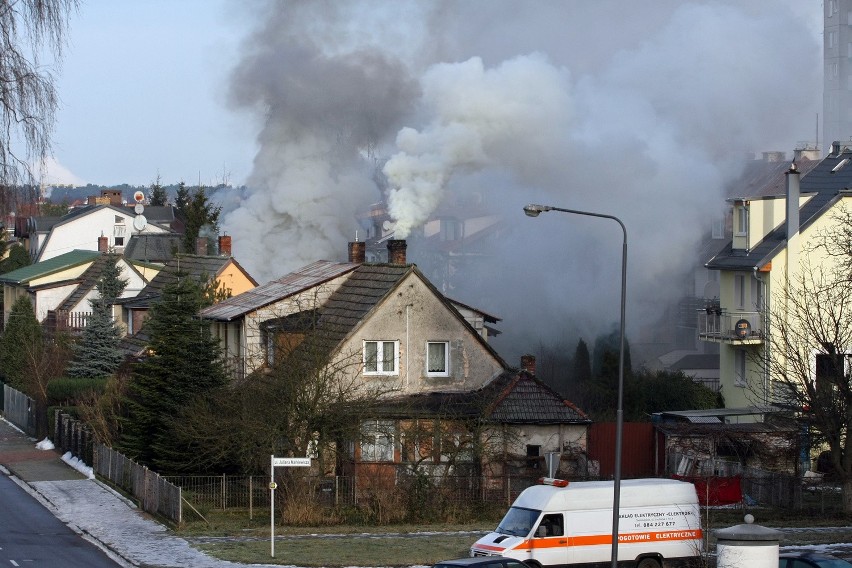 Pożar garażu w Świnoujściu.