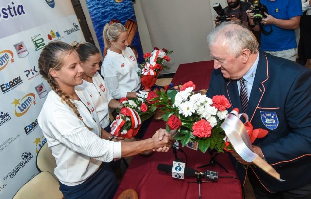 Wioślarki LOTTO-Bydgostii Magdalena Fularczyk-Kozłowska i Natalia Madaj wróciły już do Bydgoszczy. Wraz z nimi przyjechała także brązowa medalistka Monika Ciaciuch.  - Zrealizowałyśmy nasze wielkie marzenie - mówiły zawodniczki. 