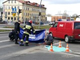 Śmiertelny wypadek w Toruniu. Pod kołami ciężarówki zginęła kobieta