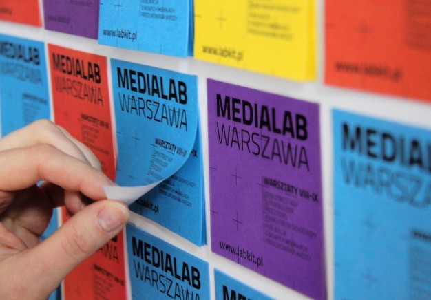 European Design Awards przyznało złoto za plakat warsztatów Medialab w Warszawie