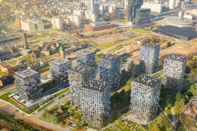 Pierwsza Dzielnica w Katowicach się rozbudowuje. Powstaną kolejne bloki mieszkalne.