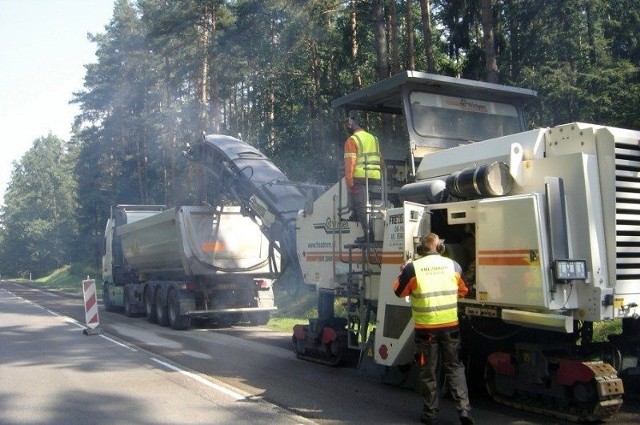 Remont krajowej ósemki na odcinku Katrynka - Przewalanka drogowcy rozpoczęli w sierpniu