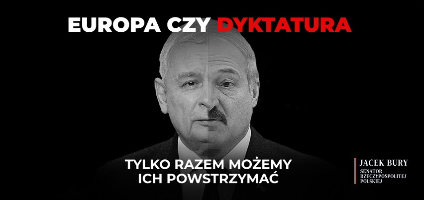 Takie billboardy pojawiły się w Lublinie. „UE czy dyktatura?” - pyta senator 