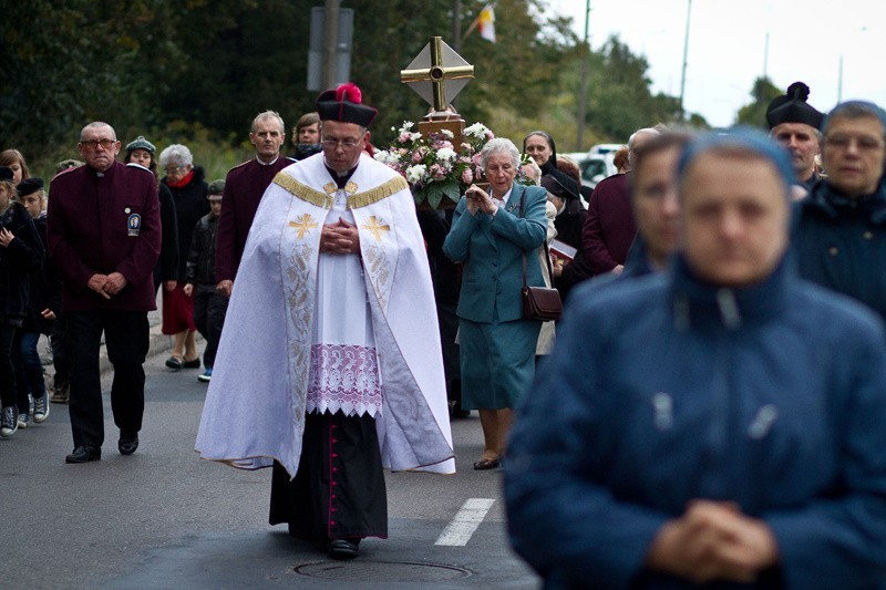 Tłumy wiernych przeszły do sanktuarium Miłosierdzia Bożego....