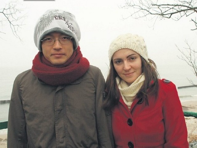 Aleksandra Mitsui z mężem Kenji. Już wkrótce pani Aleksandra dołączy do niego w Japonii.