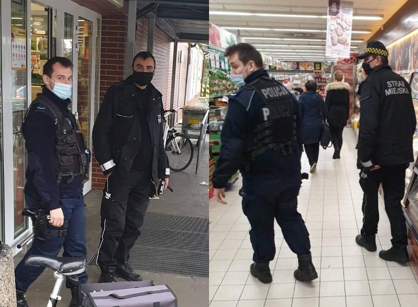 Kontrole policji i straży miejskiej w sklepach w Krośnie...