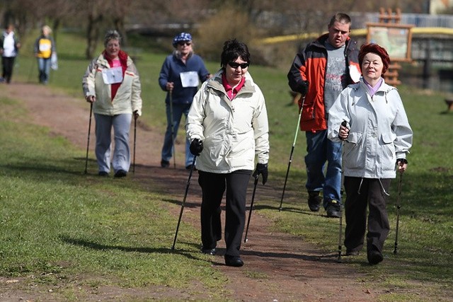 Nordic walking w Słupsku.