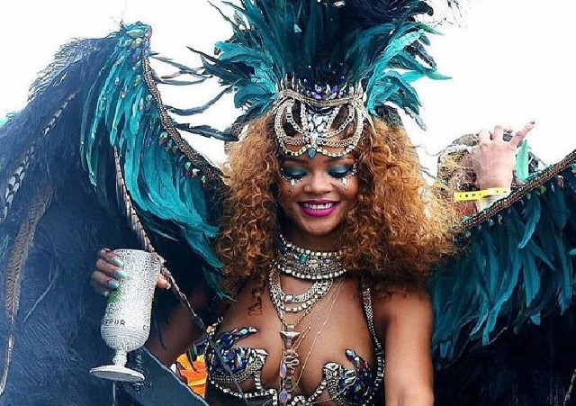 Rihanna została gwiazdą karnawału na Barbadosie.