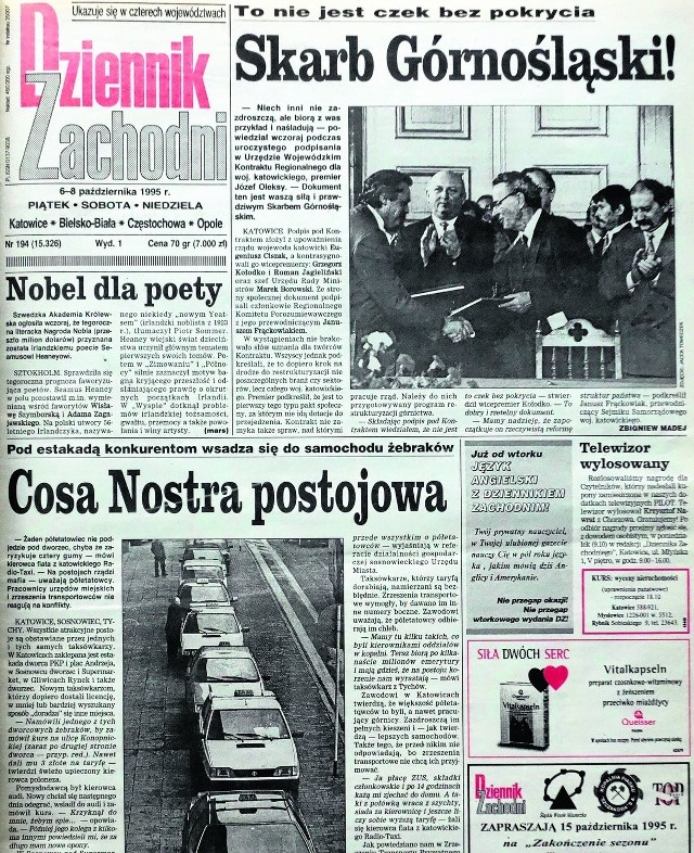 Kontrakt podpisany w 1995 roku miał pionierski charakter