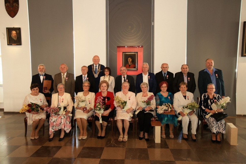 Małżeństwa na medal. Prezydent Michał Zaleski spotkał się z dwudziestoma parami