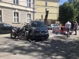 Wypadek w Bielsku-Białej – motocyklista zderzył się z samochodem osobowym. Trwa akcja ratunkowa
