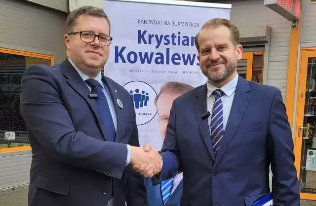 Krystian Kowalewski,obecny radny w Radzie Miejskiej w Policach zdobył zaufanie 5047 wyborców (36,29 procent)