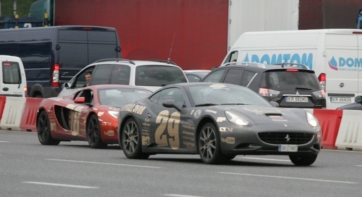 Gumball 3000 na A4. Mysłowice Brzęczkowice