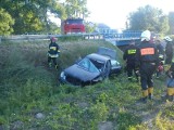 Wiśniewo. Wypadek. Mercedes dachował, cztery osoby ranne [FOTO]