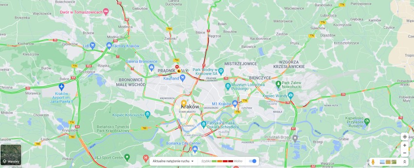Wjazd do Krakowa będzie koszmarem. Wypadek w Węgrzcach