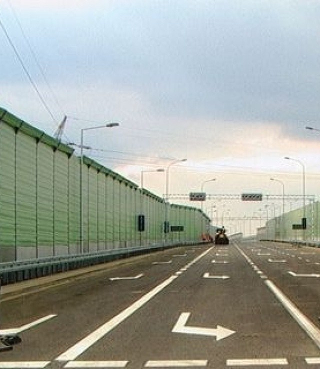 Widok na most z ulicy Modlińskiej. Fot. Ewa Krzysiak -...