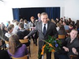Marszałek Grzegorz Schetyna odwiedził swoją szkołę - II LO w Opolu 