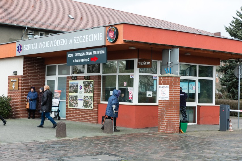 Szpital przy ul. Arkońskiej w Szczecinie.