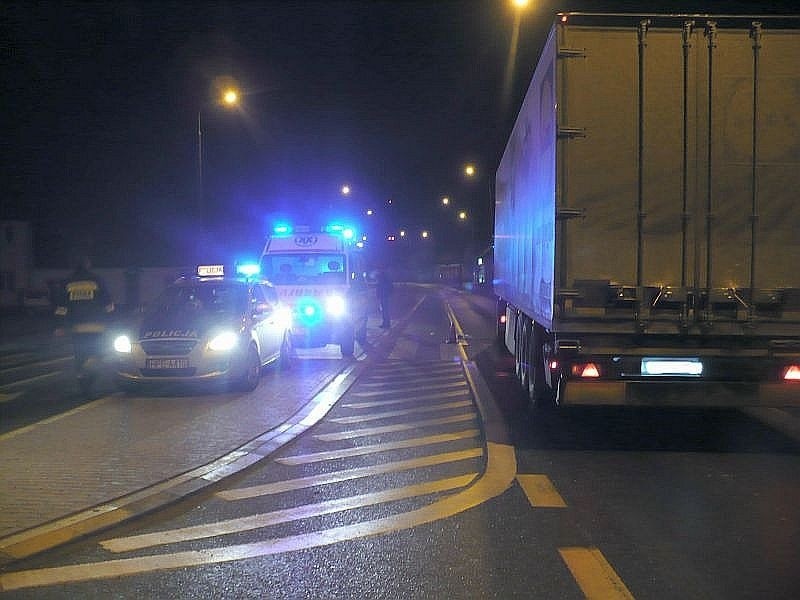 Policja zabezpieczyła miejsce zdarzenia.