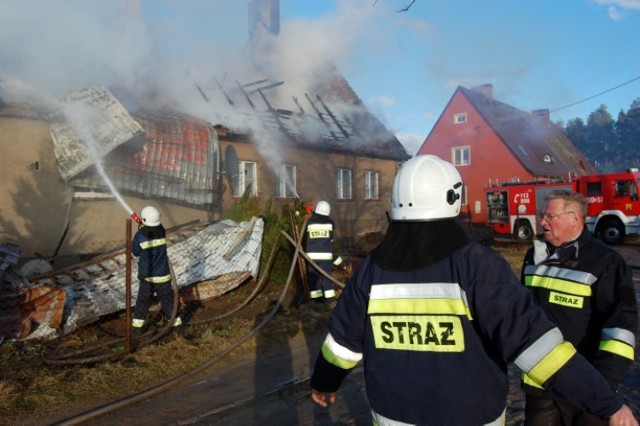 Pożar w Przylaskach (pow. bytowski)