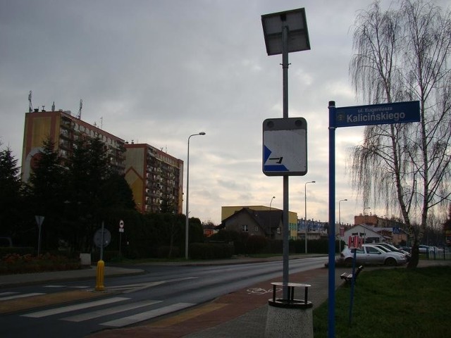 Skrzyżowanie ulic Obozowej i Kalicińskiego w Oświęcimiu