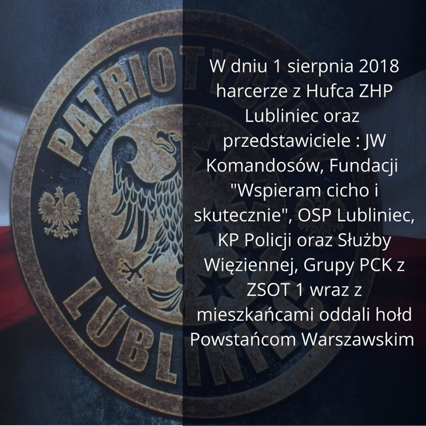 Już po raz trzeci w Lublińcu harcerze Hufca ZHP Lubliniec...