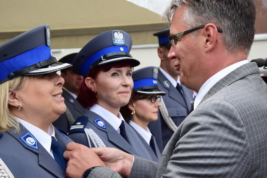 We wtorek (17 lipca) na placu przed Komendą Miejską Policji...