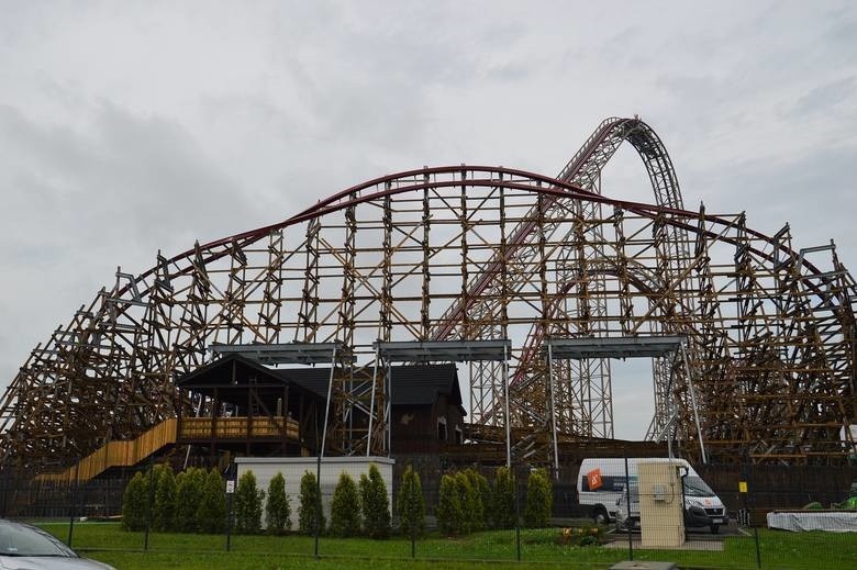 W Enerygylandii w Zatorze powstał największy drewniany rollercoaster na świecie. Otwarcie już w czwartek