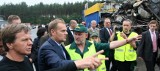 Premier Donald Tusk w Łysych. Przeczytaj relację z wizyty w JBB, zobacz zdjęcia i film