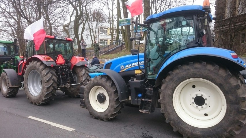Protest rolników w Szczecinie. Utrudnienia w centrum 