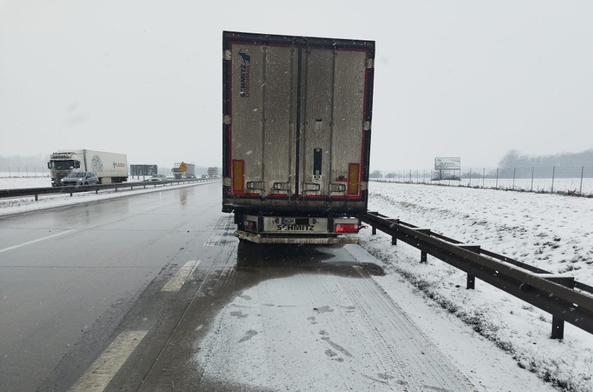 Wypadek na autostradzie A4 pod Wrocławiem