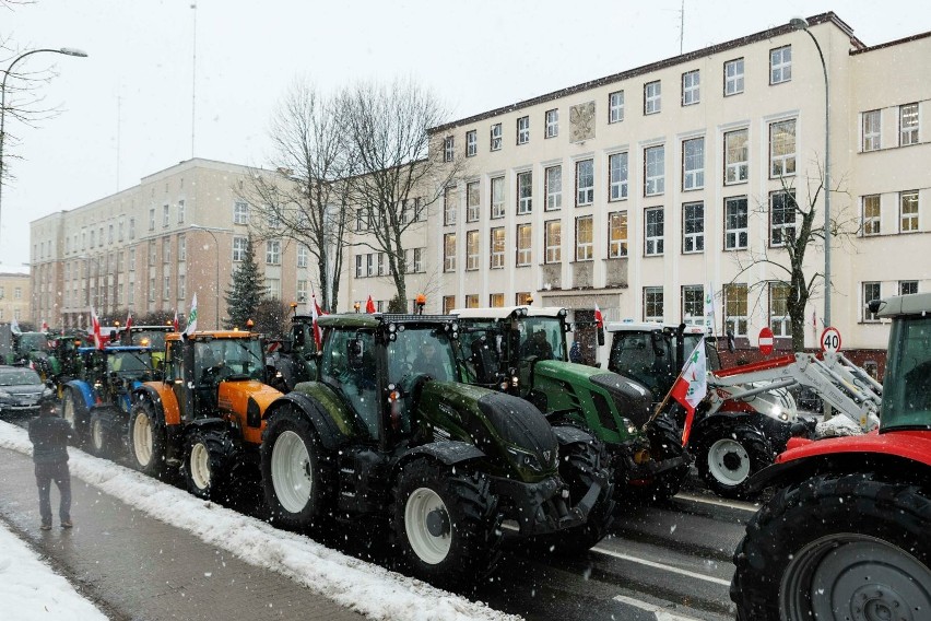 Protest rolników w Białymstoku.