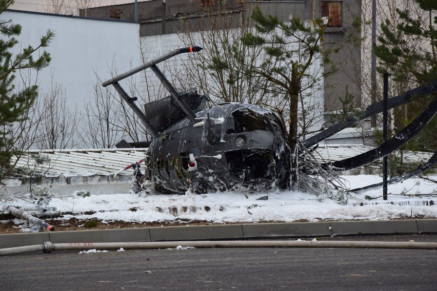 Dwie osoby zostały ranne: 47-letni pilot i około 30-letni...