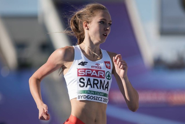 Angelika Sarna odpadła w eliminacjach biegu na 800 metrów.